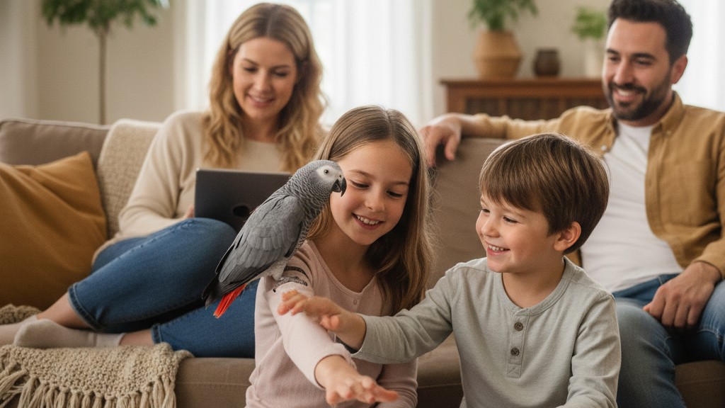 Consejos para una buena convivencia con tu Loro Gris Africano