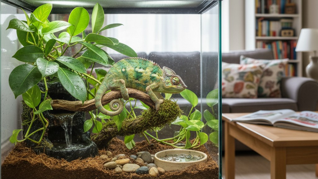 Conviviendo con un camaleón de Yemen: consejos prácticos