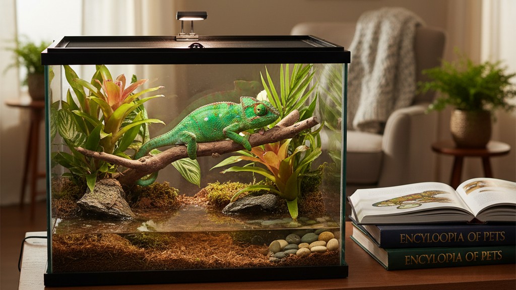 Integración del camaleón de Phelsuma en el hogar y familia