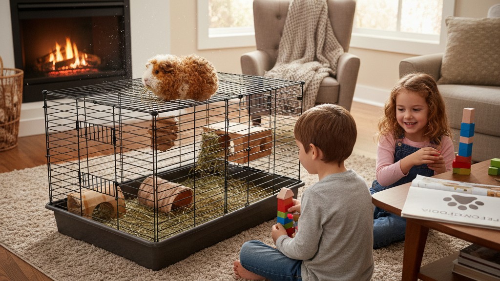 Convivencia ideal con la Cobaya Teddy: espacio, compañía y atención diaria