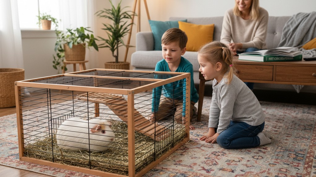 Cómo integrar la cobaya White Crested en el hogar y la familia