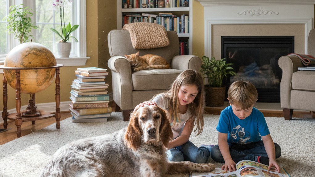 Adaptación y convivencia del Setter Inglés en el hogar