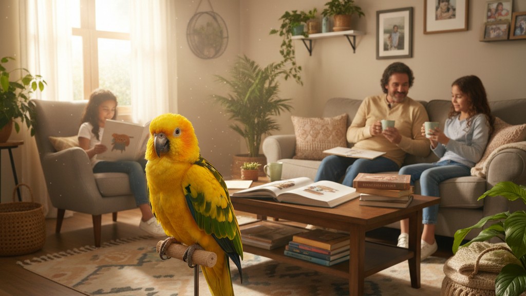 Consejos para la convivencia con la Cotorra de Cabeza Amarilla en casa