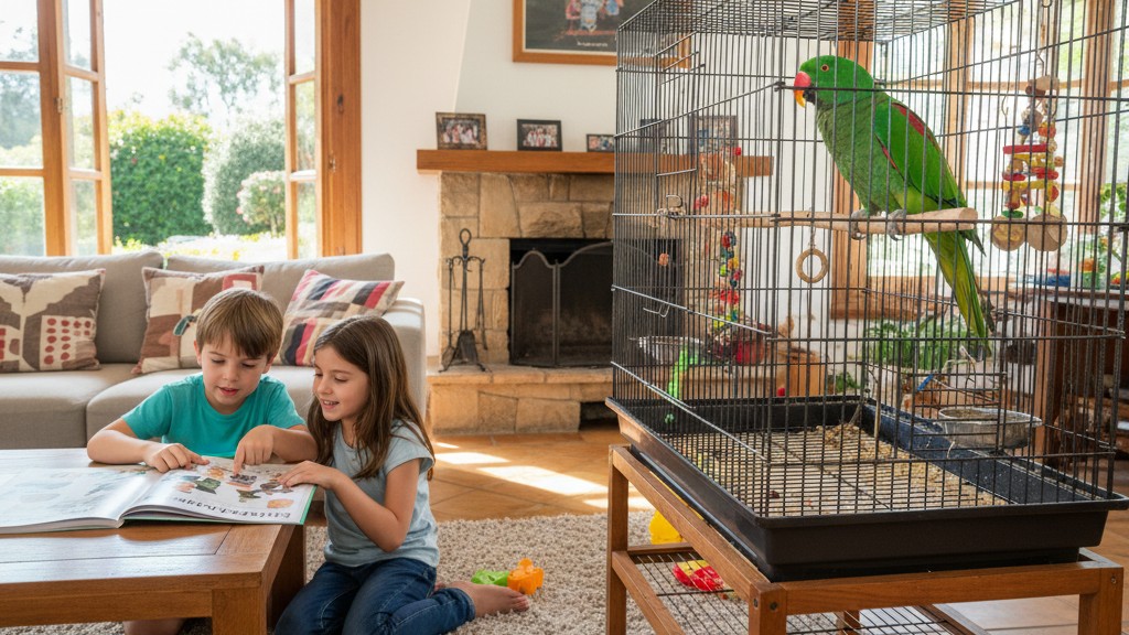 Consejos para una convivencia armoniosa con el Loro Eclectus