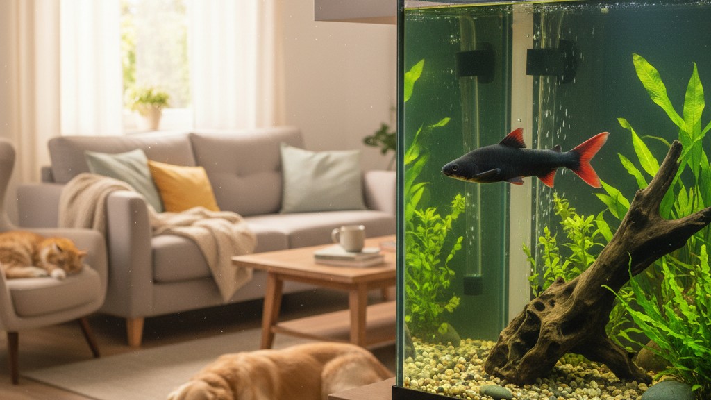 Convivencia del Labeo en el hogar y entorno ideal