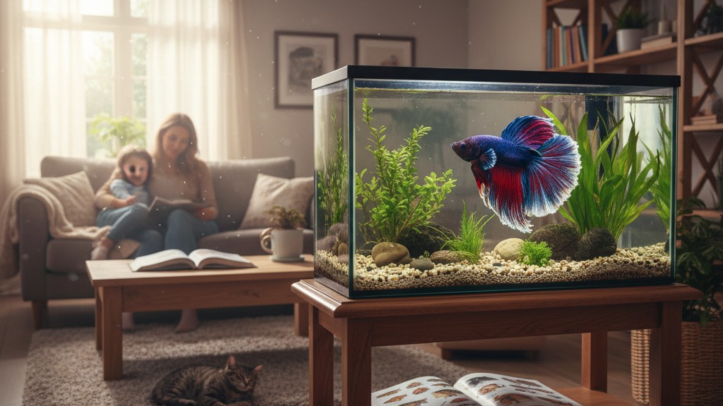 Cómo integrar al Betta Halfmoon en tu hogar y rutina diaria