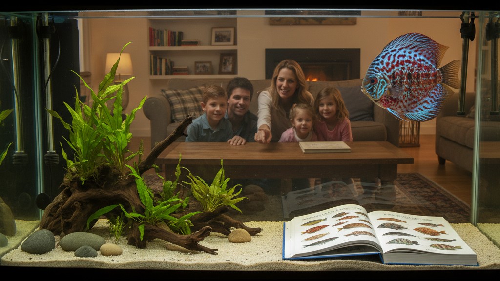 Convivencia y entorno ideal para el Pez Disco Heckel