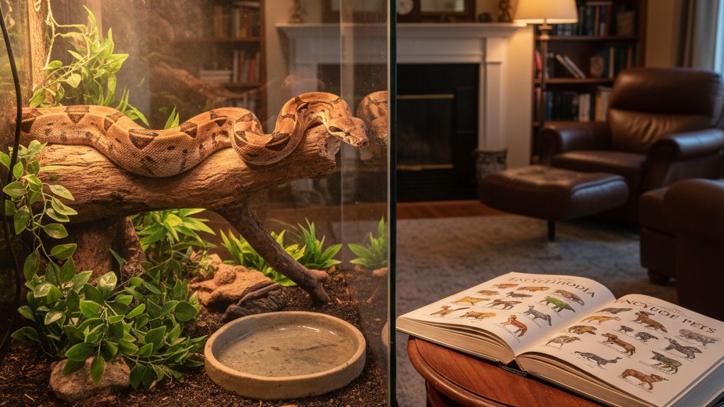 Consejos para la convivencia con una boa constrictor en casa