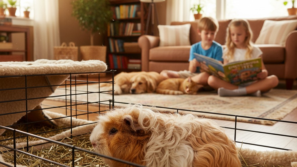 Consejos para integrar la cobaya Texel en el hogar