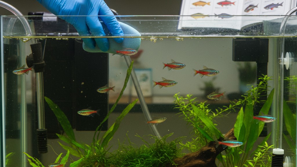 Cuidados básicos y mantenimiento del pez arcoíris enano