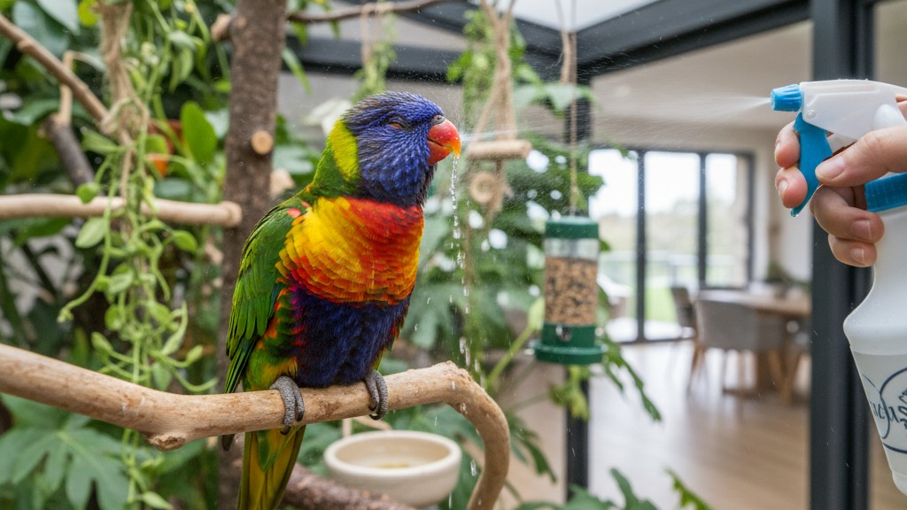 Cuidados básicos para el bienestar del Loro Arcoíris