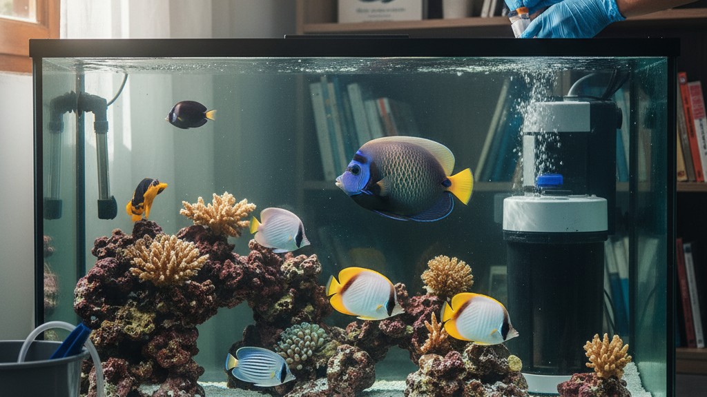 Rutina de cuidados esenciales para el Pez Ángel Mariposa