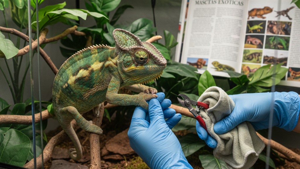 Cuidados esenciales para el bienestar del Camaleón de Meller