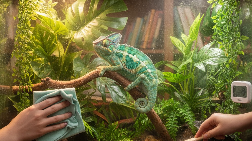 Cuidados esenciales para el bienestar del Camaleón de Veiled