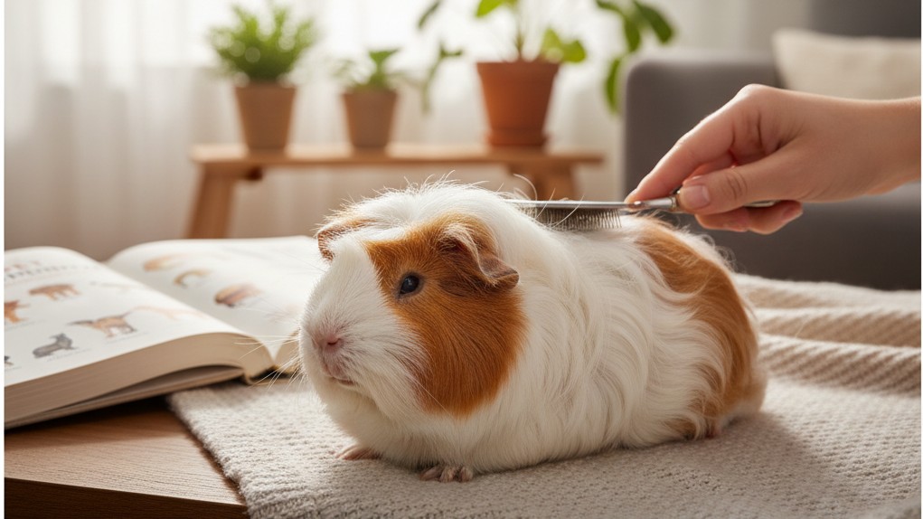 Rutina de cuidados esenciales para la cobaya Merino