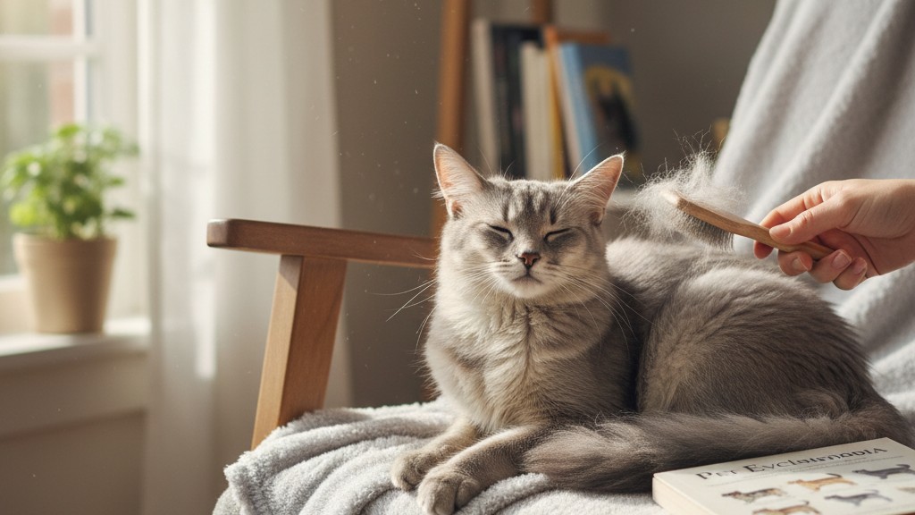 Rutina básica de cuidados para el gato Nebelung
