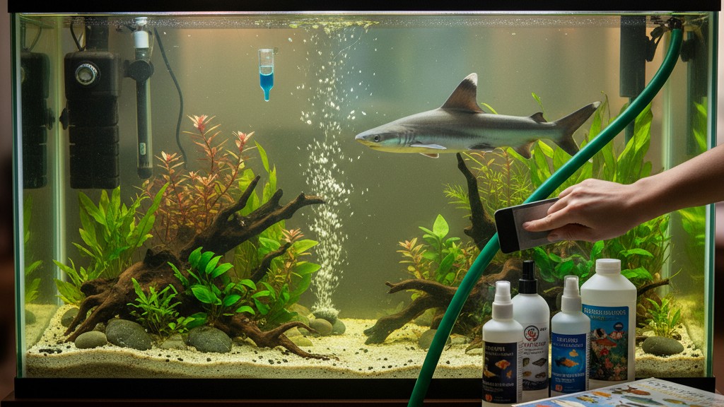 Cuidados básicos y ambiente ideal para el Bala Shark