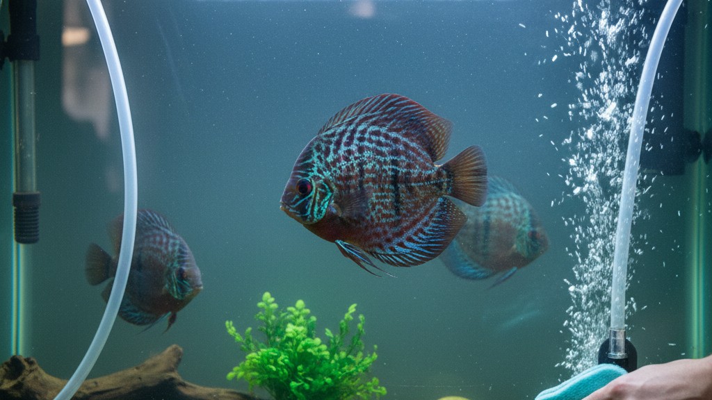 Cuidados básicos para el bienestar del Pez Disco Heckel