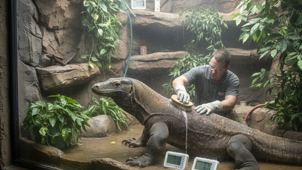 Cuidados esenciales para el bienestar del Dragón de Komodo