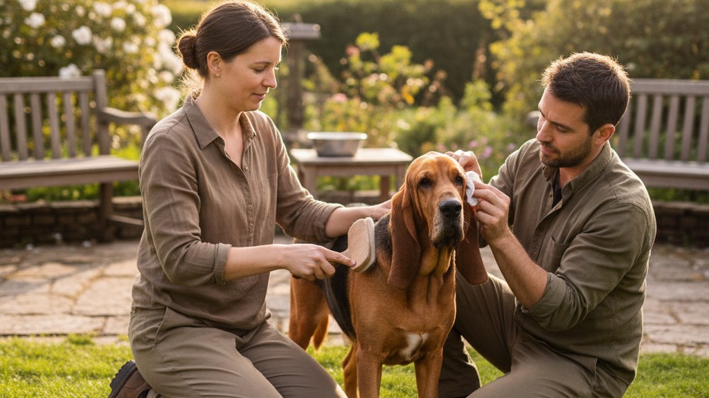 Rutina de cuidados y bienestar para Bloodhound