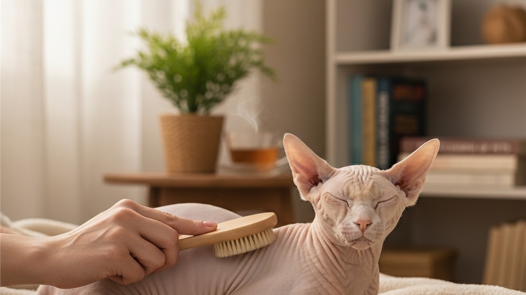 Cuidados básicos y rutina para mantener sano a tu Peterbald