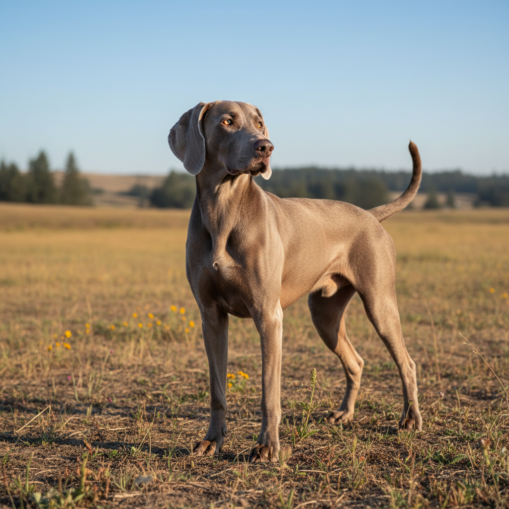 Conoce al Weimaraner: origen, carácter y características clave