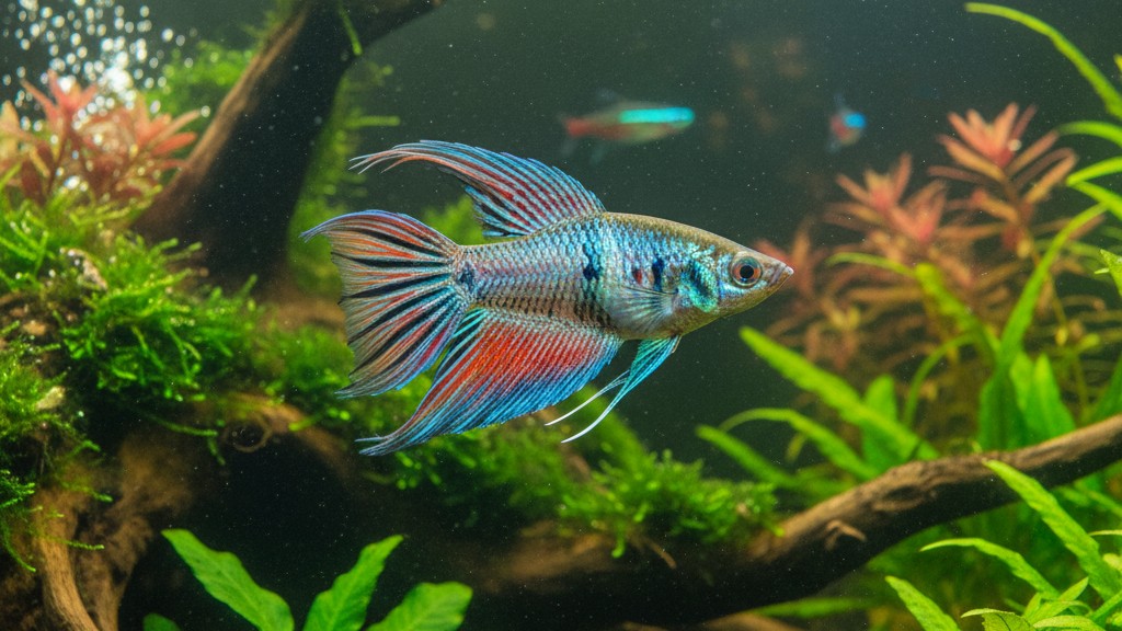 Conoce al pez paraíso: origen, tamaño y carácter