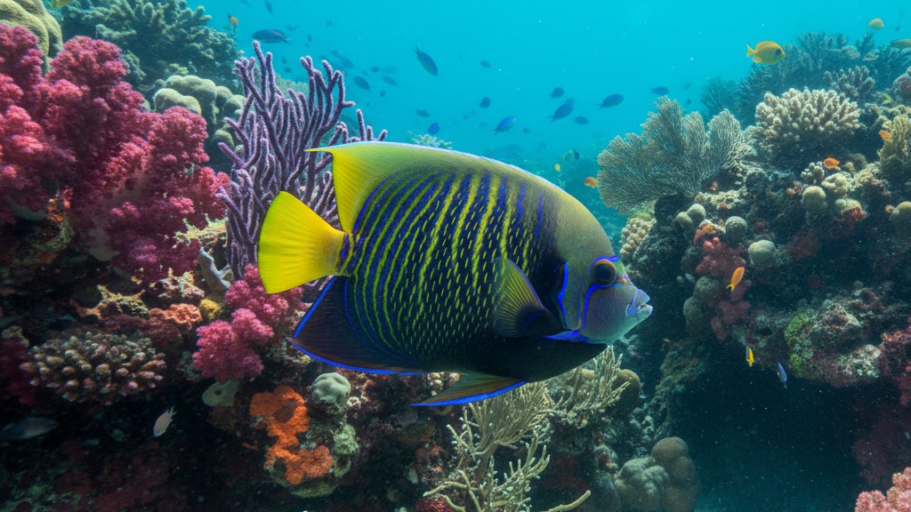 Características y origen del Pez Ángel Emperador