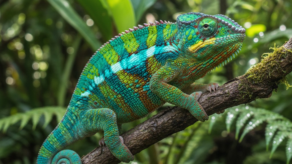Conoce el camaleón de Parson: origen, tamaño y carácter