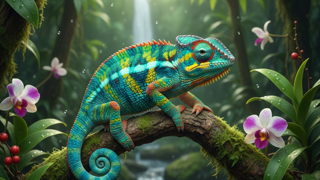 Conoce al camaleón de ojo de rana: origen y características