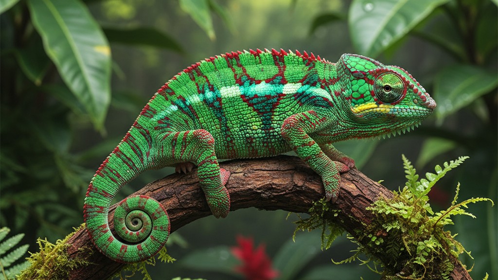 Conoce al camaleón de Phelsuma: origen y características clave