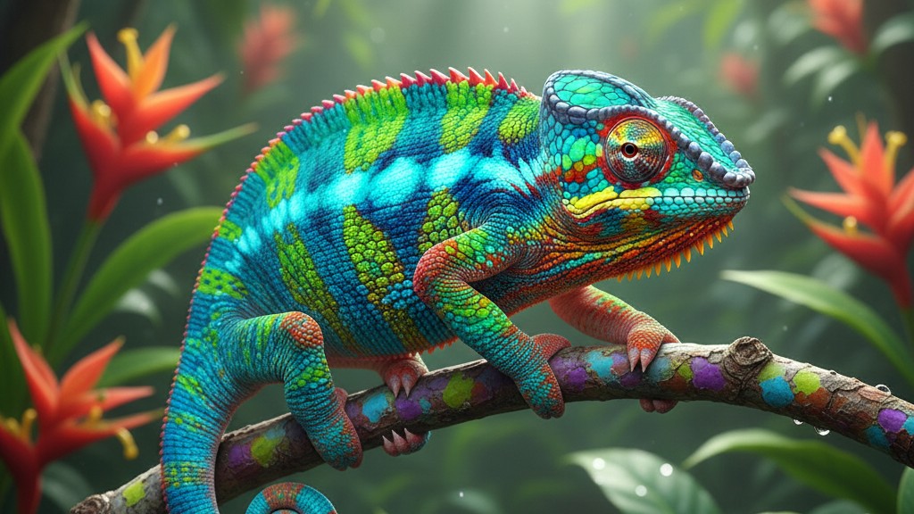 Conoce al Camaleón de Madagascar, un reptil fascinante