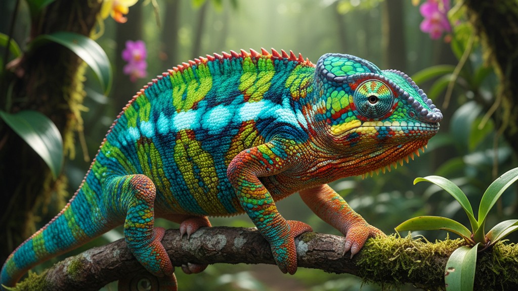 Características y origen del Camaleón de Panther