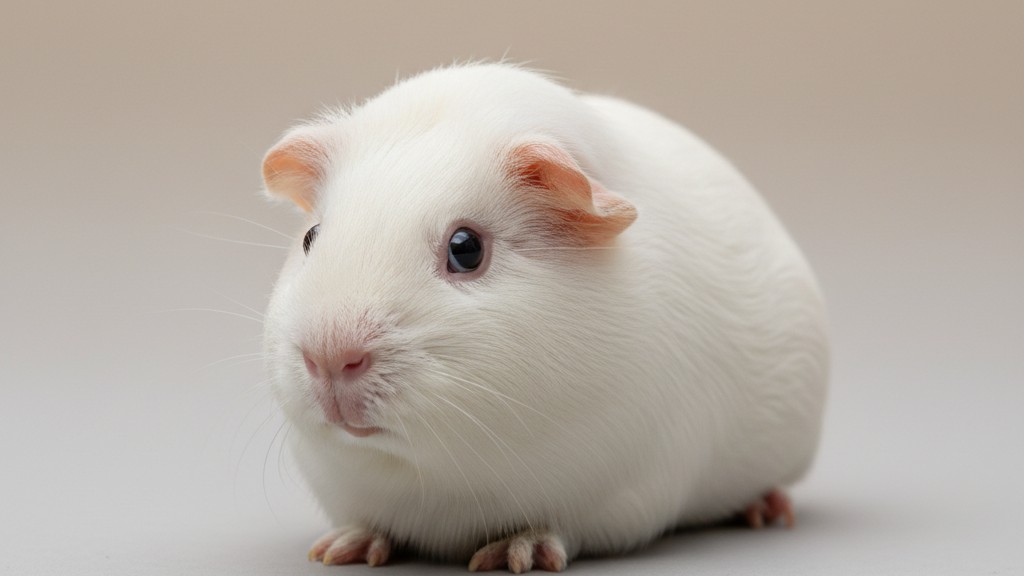 Conoce la cobaya White Crested, un roedor sociable y peculiar