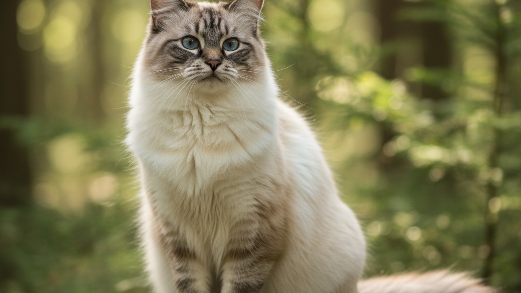 Características generales del gato Siberiano Neva Masquerade