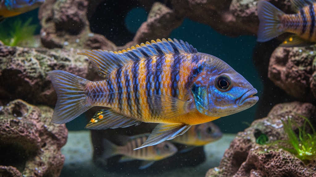 Conoce el cíclido Mbuna: un pez vibrante y activo