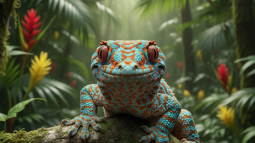 Conoce al gecko tokay: origen, tamaño y carácter