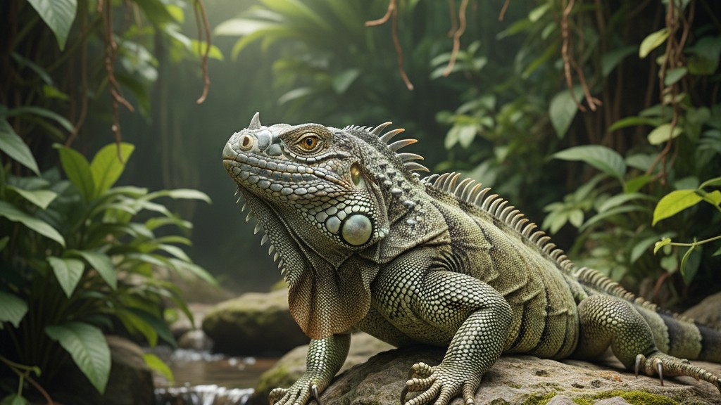 Conoce la iguana rinoceronte: origen, tamaño y carácter