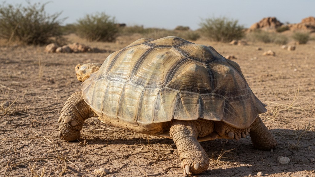 Tortuga de espolones africana: origen, tamaño y carácter