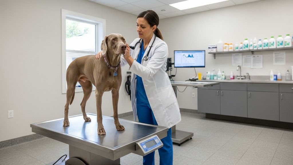 Salud y prevención en el Weimaraner: cuidados veterinarios esenciales