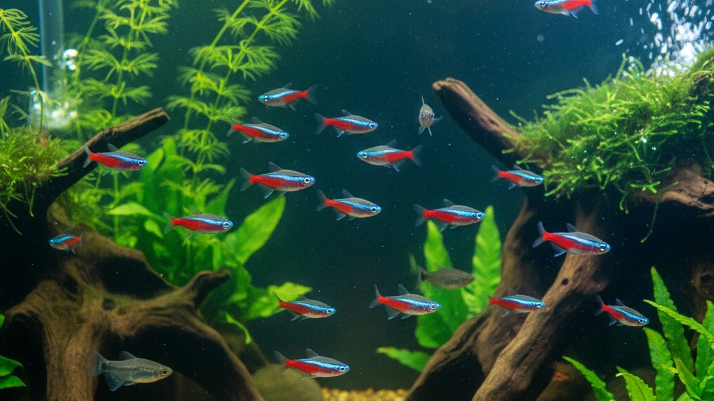 Cuidados y salud básica para un Neón tetra saludable