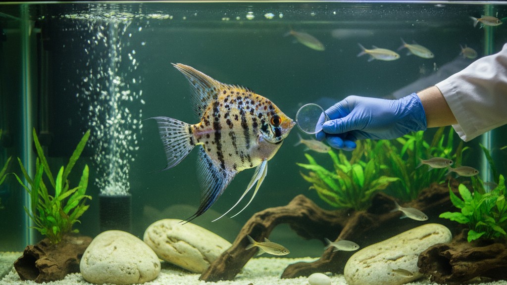 Salud y bienestar: cuidados preventivos para Pez Ángel Manchado