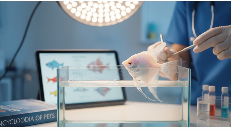 Mantén la Salud y Bienestar del Pez Ángel Albino