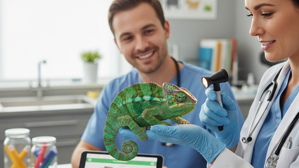 Cuida la salud del Camaleón de Madagascar con prevención y atención