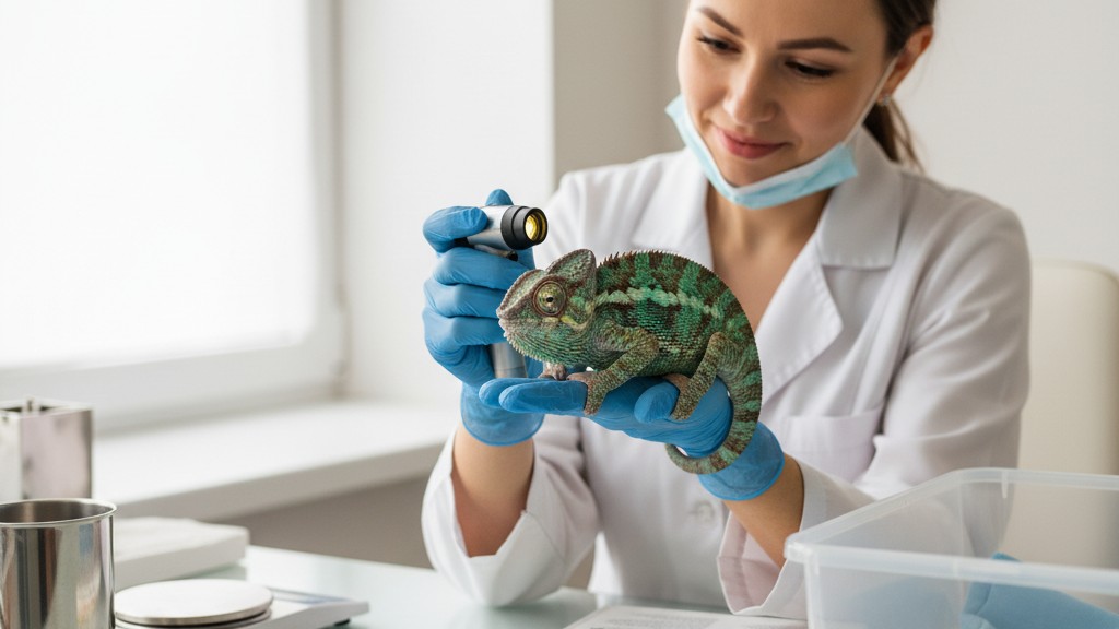 Salud y prevención en el cuidado del Camaleón de Fischer