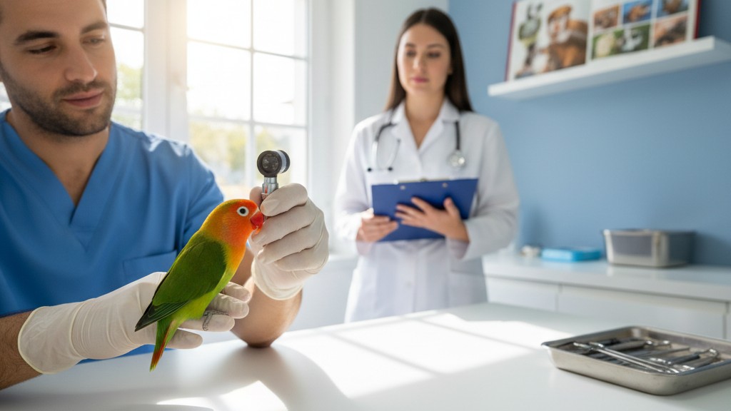 Cuidados sanitarios para mantener sano a tu Agapornis Cabeza Naranja