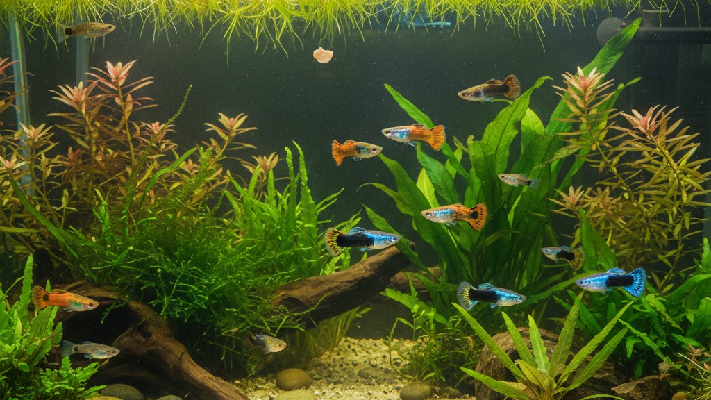 Cuidados de salud básicos para guppy Endler