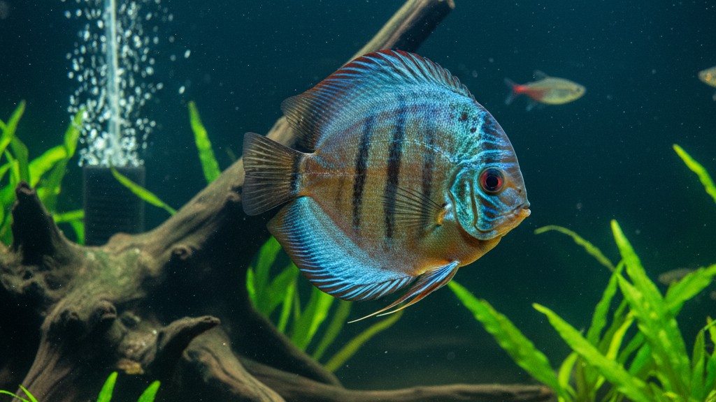 Cuidados y salud del Pez Disco Heckel