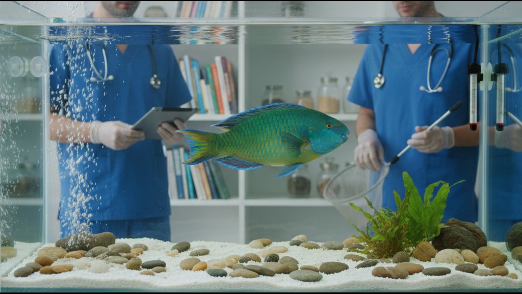 Cuidados de salud y prevención en el pez loro