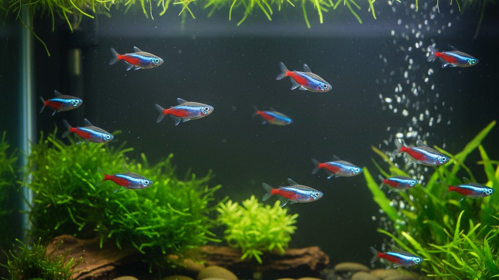 Cuidados de salud y prevención en el Pez Tetra Neon Azul